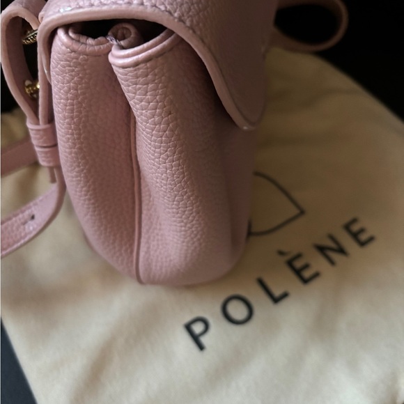 🌸POLENE BLUSH SATCHEL CROSSBODY PURSE🌸 - Picture 12 of 14